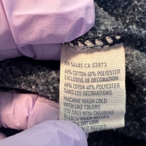 American Eagle Outfitters Blue Gray Full Zip Drawstring LS Hoodie Sweater Sz S/P - Picture 8 of 11